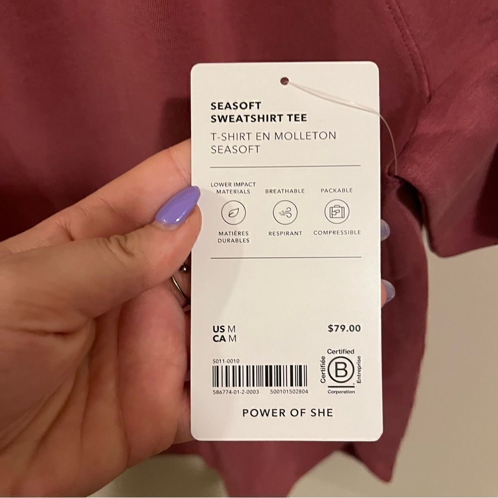 Athleta Seasoft Sweatshirt Tee - Picture 12 of 12